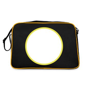 Circle Symbol Blank - Retro Bag - black/gold - Back