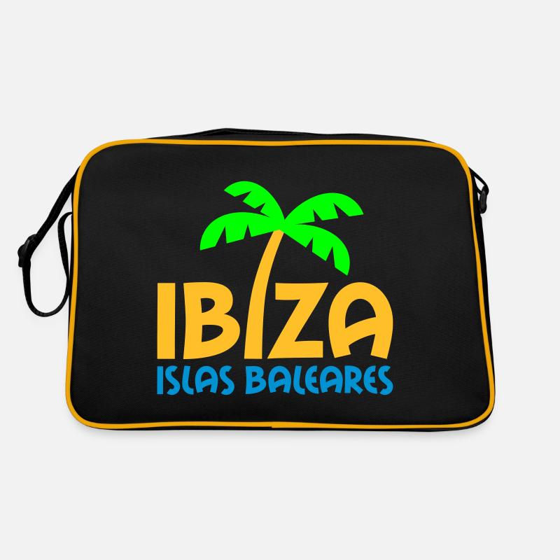 Ibiza, Islas Baleares (palm as i) Retro Bag