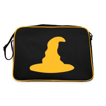 Witch hat - witch hat - witch - Halloween - Retro Bag - black/gold - Back