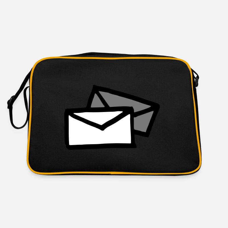 Zwei Briefe / two letters - envelopes - Briefpost Retro Tasche