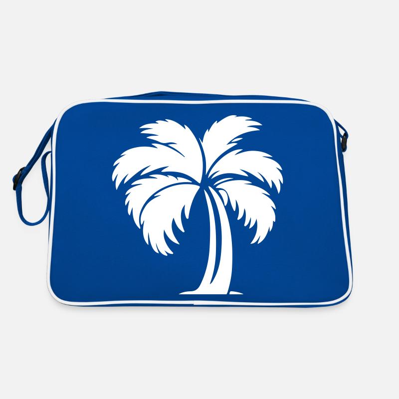 Palm Silhouette Symbol Retro Bag