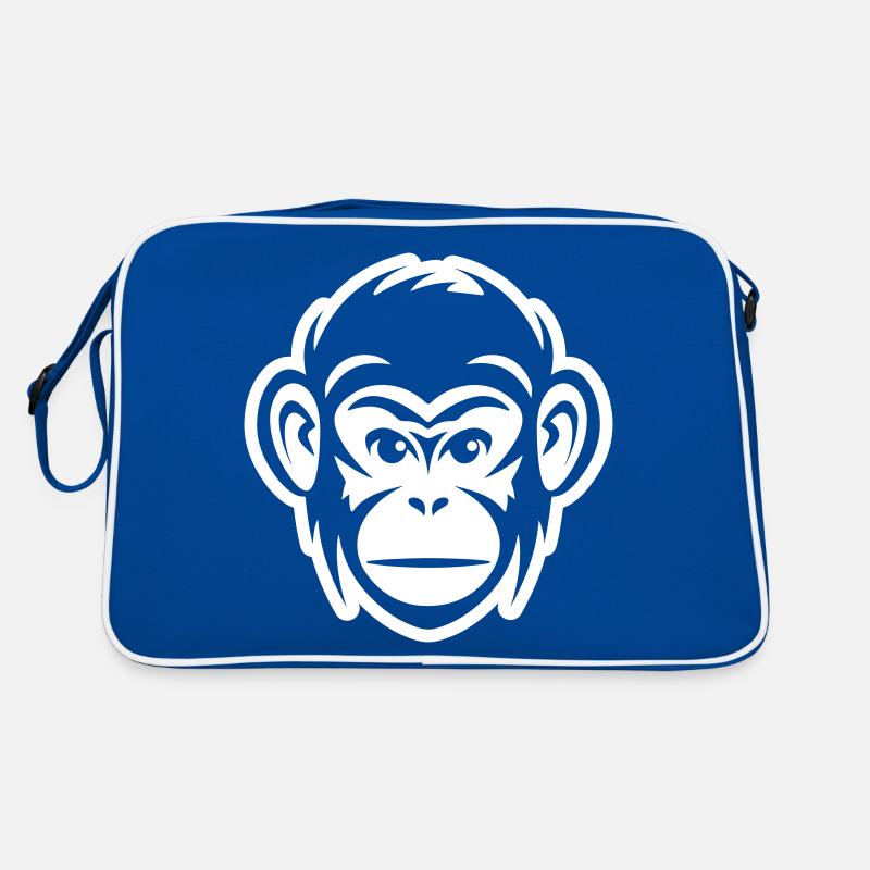 Affe Kopf Retro Tasche
