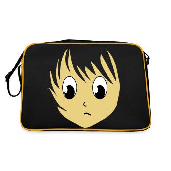 Anime Girlie Manga Girl femme 3c - Sac Retro - noir/or - Dos