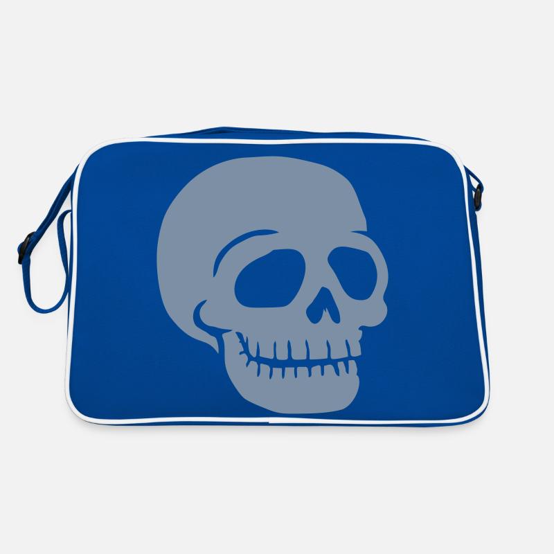 Crâne amical de crâne comique Sac Retro