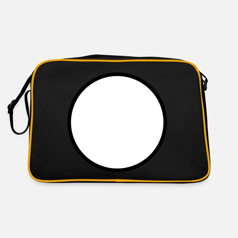 Kreis Symbol Leer Retro Tasche