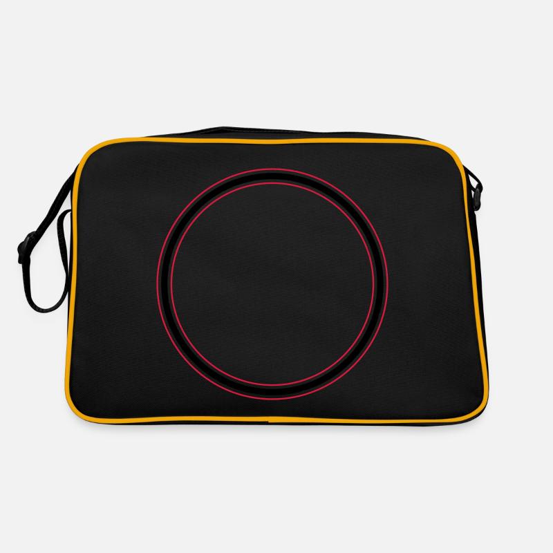 Icône de cercle Sac Retro