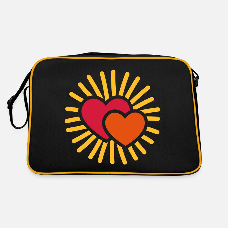 Sun hearts sun hearts - coeur soleil - gift Retro Bag