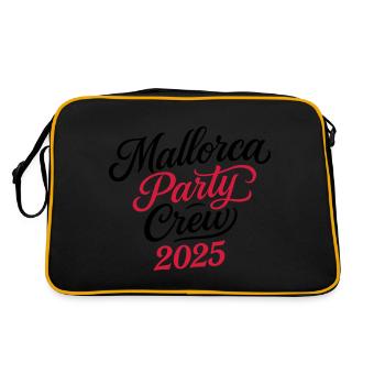 Majorque Party Crew 2025 (Garantie du prix le plus bas) - Sac Retro - noir/or - Dos