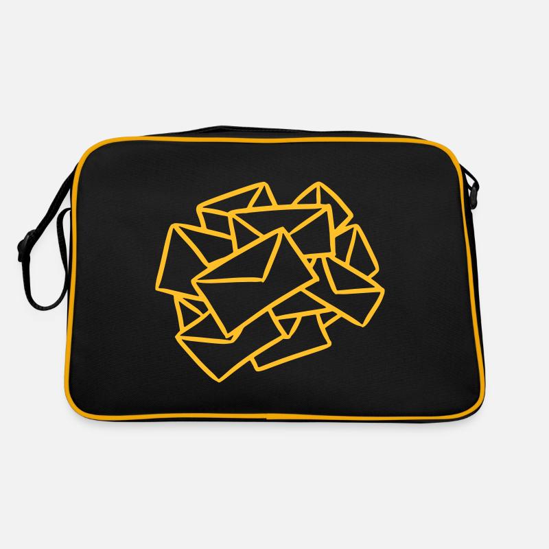 Viele Briefe Brief Post Nachrichten Sendung Retro Tasche