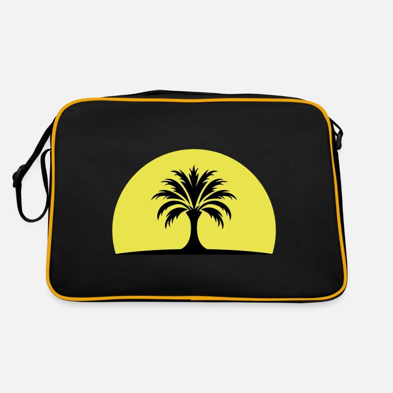 Île Sun Palm Sac Retro