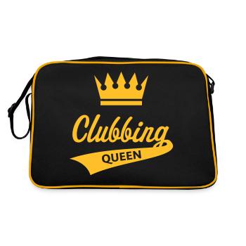 Clubbing Queen (Fête / Célébrations / Danse / Or) - Sac Retro - noir/or - Dos