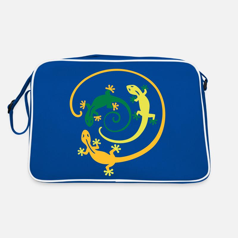 Gecko Spirale Retro Tasche