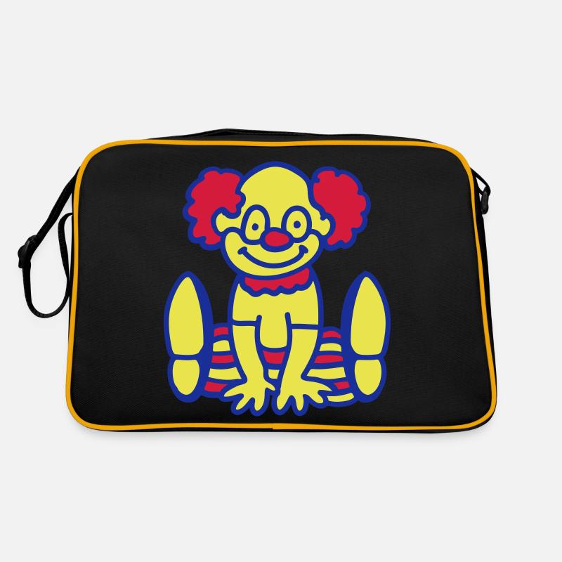 Fröhlicher Clown Retro Tasche