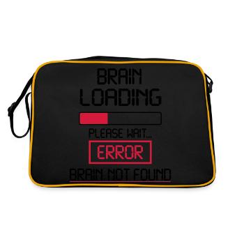 brain loading error - Sac Retro - noir/or - Dos