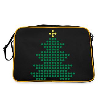 Christmas tree - Retro Bag - black/gold - Back
