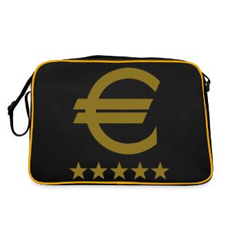 € euro 5 star money - Sac Retro - noir/or - Dos