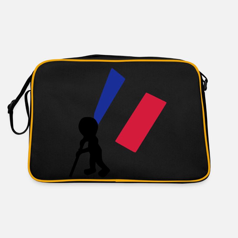 porte drapeau francais Sac Retro