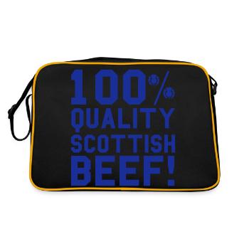 Scottish - Retro Bag - black/gold - Back