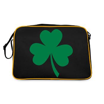 Ireland - St. Patrick's Day - Retro Bag - black/gold - Back