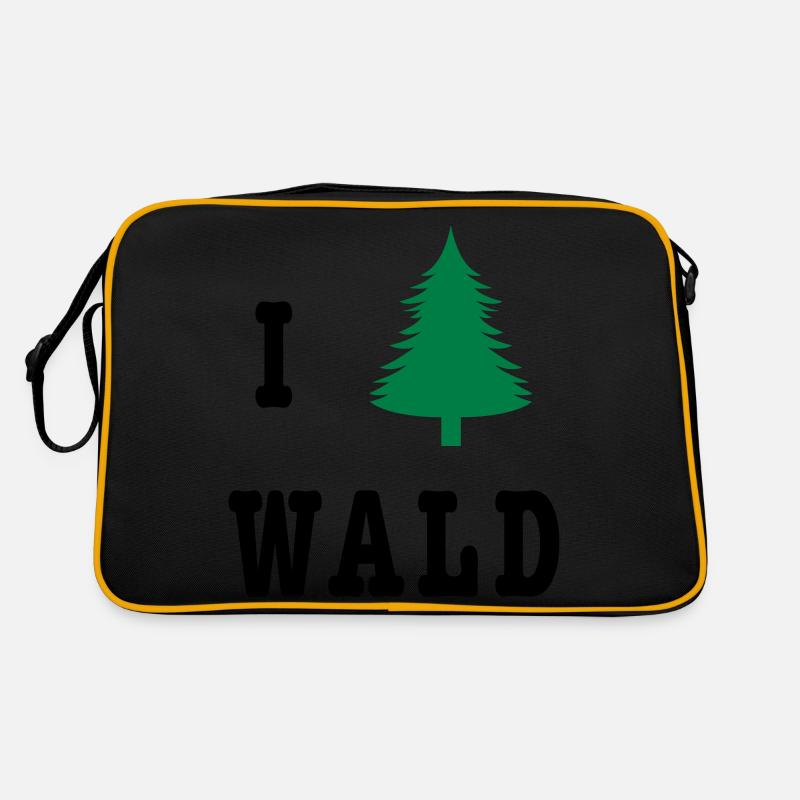 I love Wald Retro Tasche