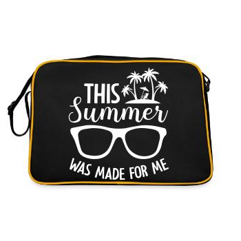 This Summer Was Made For Me - Retro Bag - black/gold - Back