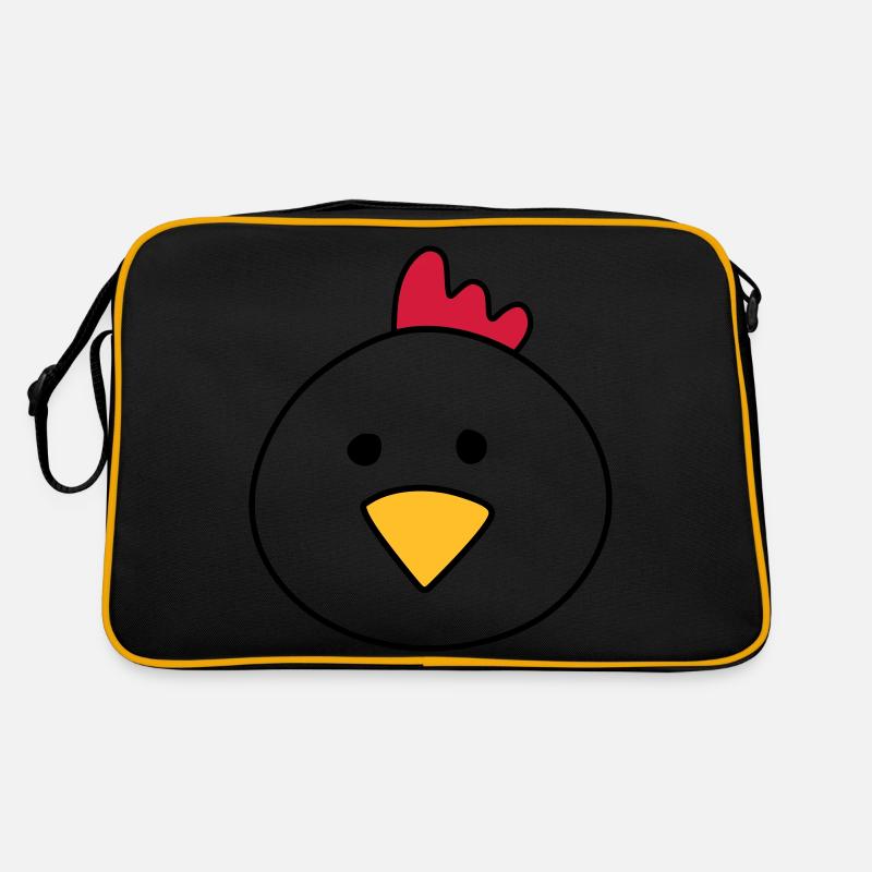 Cute chicken Retro Tasche