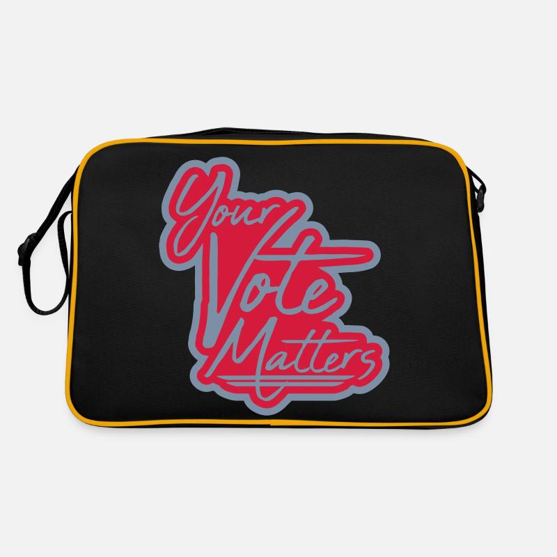 your vote matters quote Retro Bag