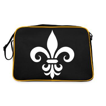 Charme de Fleur de Lis - Sac Retro - noir/or - Dos