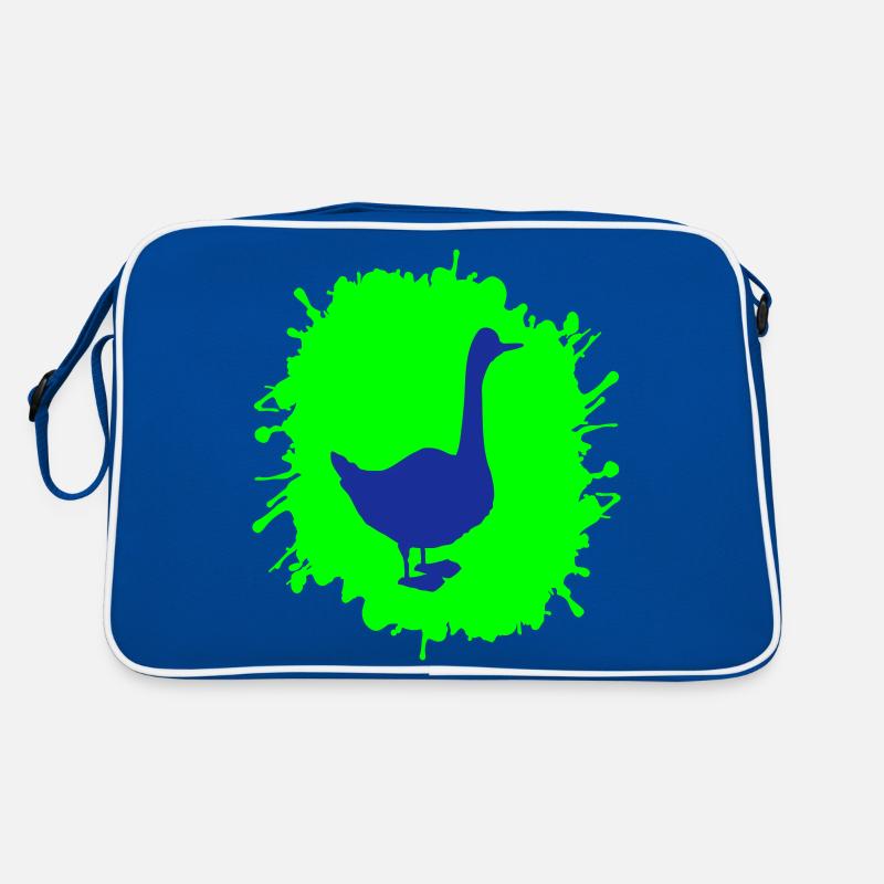 gans splatter Retro Tasche