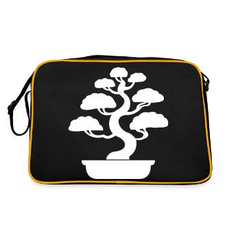 Bonsai Tree - Retro Bag - black/gold - Back