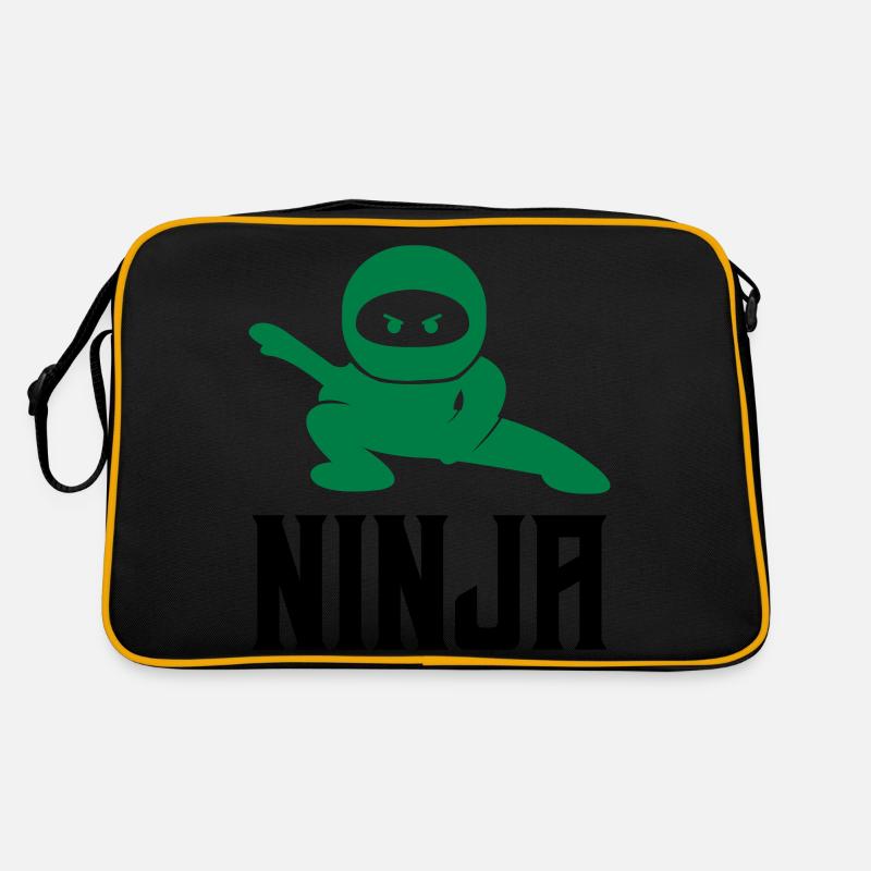 ninja comic Retro Tasche