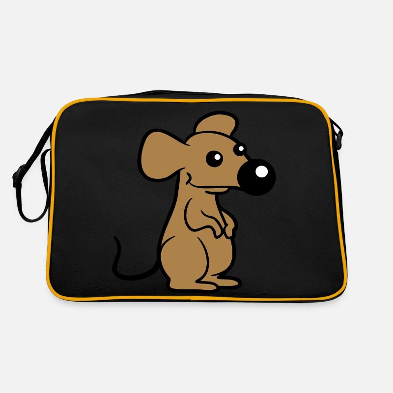 Mouse Big Nose Mouse Small Rat Rodent Cute Retro Bag