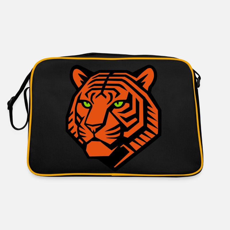 Geometric Tiger - Vector Design Retro Bag