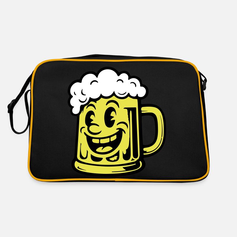 Bier Lustig Comic Retro Tasche