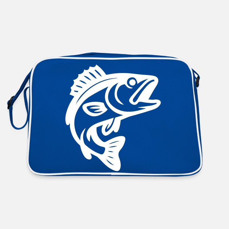 Silhouette de poisson Sac Retro