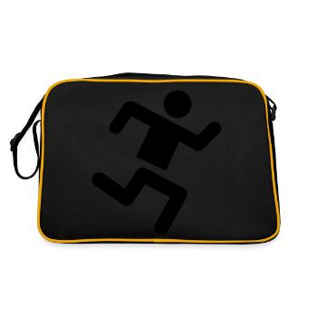 Runner - Retro Bag - black/gold - Back
