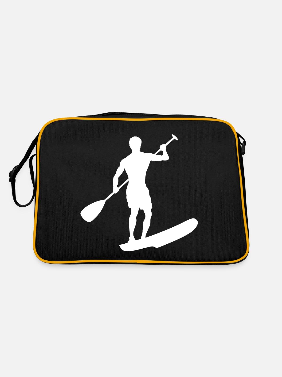 Conception de l’athlète SUP - Sac Retro - noir/or - Dos