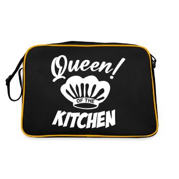 Queen of The Kitchen Chef - Retro Bag - black/gold - Back