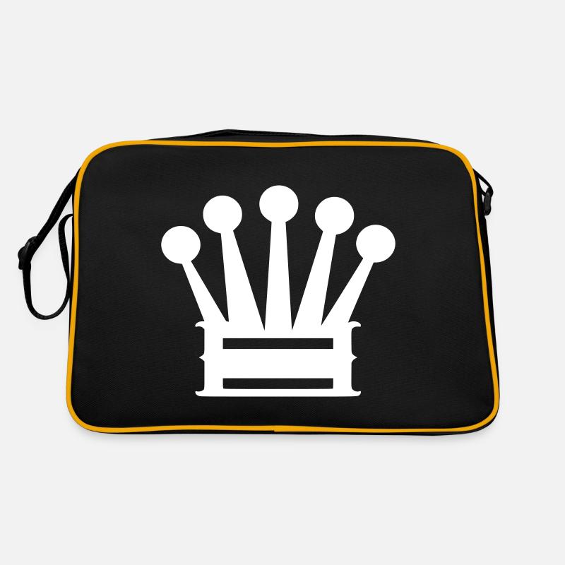 Krone Symbol Prinzessin Prinz Retro Tasche