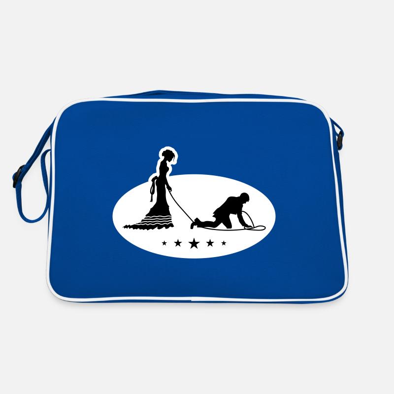 Wedding Newlyweds Leash Retro Bag