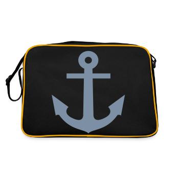 anchor - Sac Retro - noir/or - Dos
