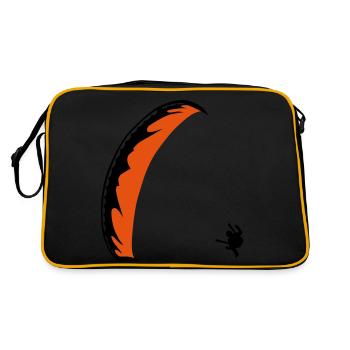 Parapente - Sac Retro - noir/or - Dos