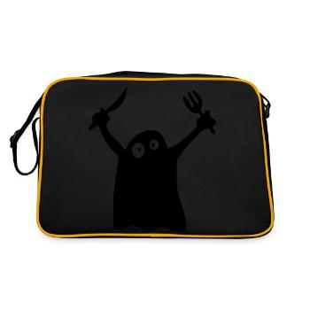 Hungry Ghost - Sac Retro - noir/or - Dos