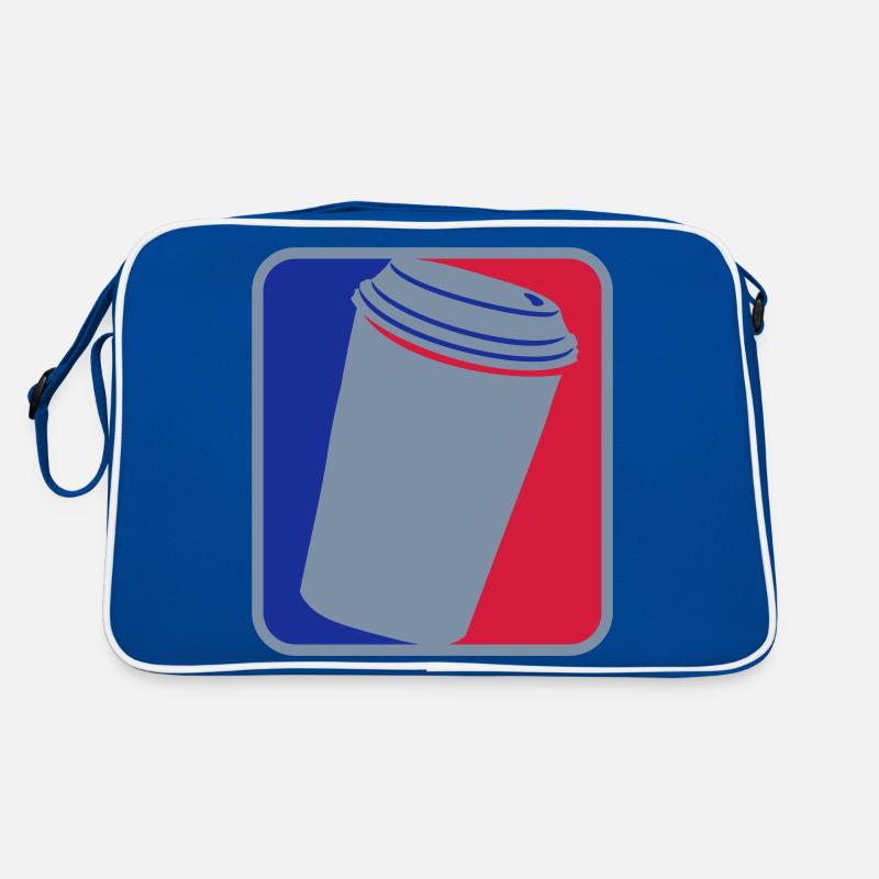 Red Blue Coffee Mug Retro Bag