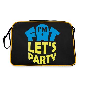 at the fat lets party - Retro Bag - black/gold - Back