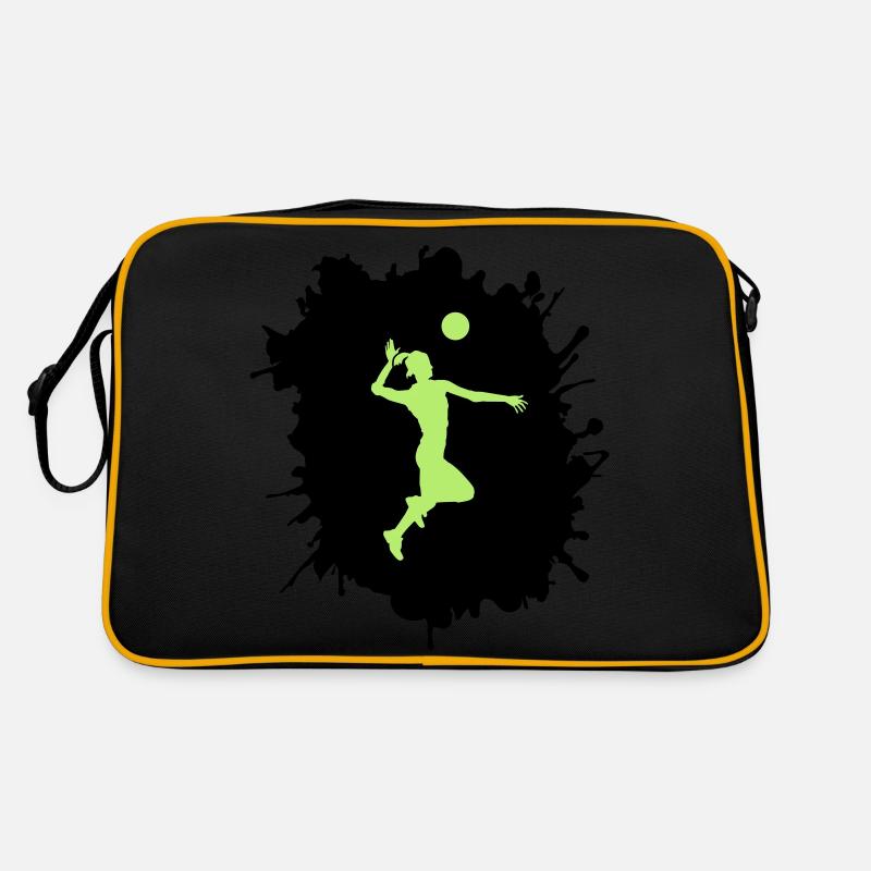 Handball Blobs - Sac Retro - noir/or