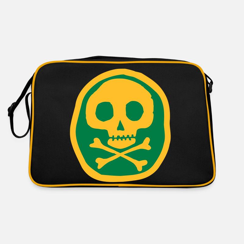 Crâne et os Sac Retro