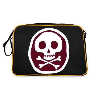 Skull & Bones - Retro Bag - black/gold - Back