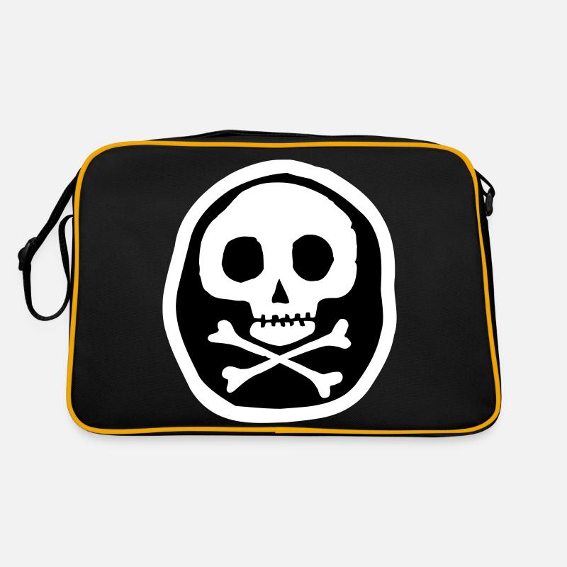 Crâne et os Sac Retro