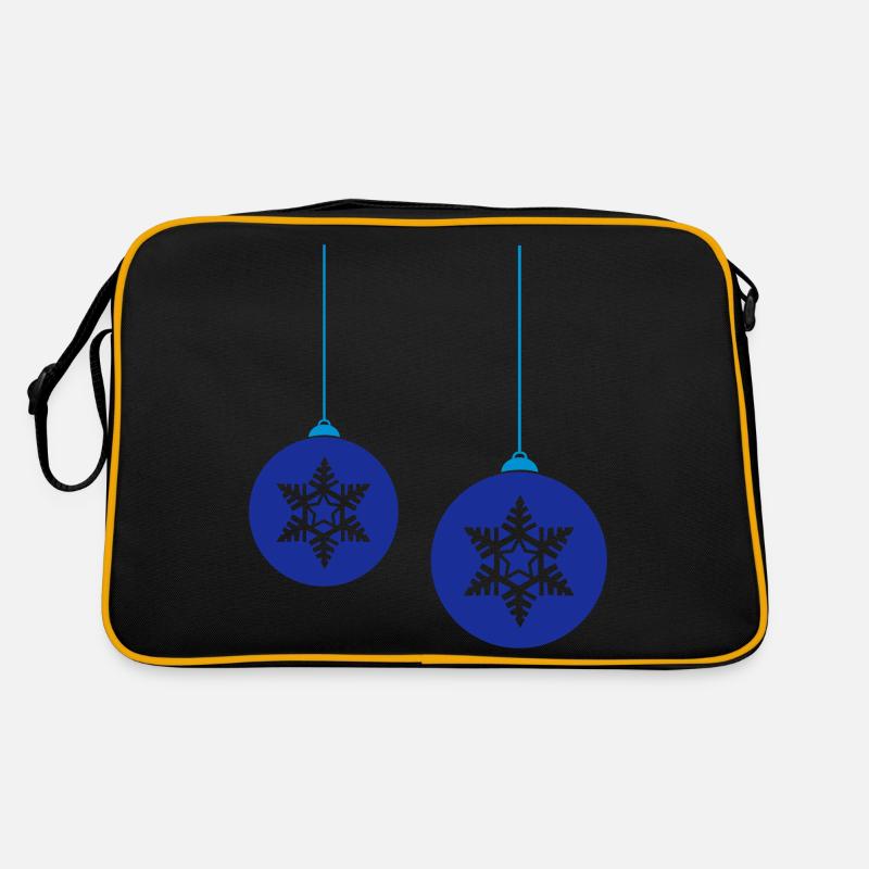 Boules de Noël star Sac Retro